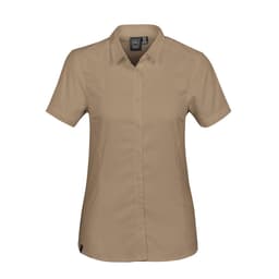 Stormtech Women's Cannon Short Sleeve Shirt in TAN