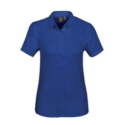 Stormtech Women's Cannon Short Sleeve Shirt in FEDERAL BLUE
