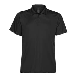 Stormtech Men's Eclipse H2X-DRY Pique Polo in BLACK