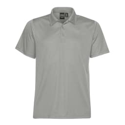 Stormtech Men's Eclipse H2X-DRY Pique Polo in COOL SILVER