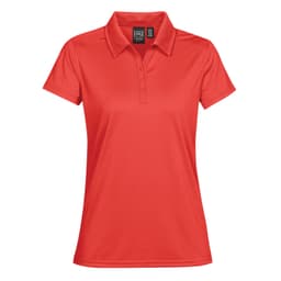 Stormtech Women's Eclipse H2X-DRY Pique Polo in BRIGHT RED