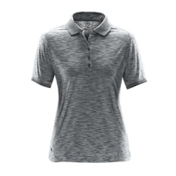 Stormtech Women's Thresher Performance Polo in COOL SILVER HEATHER