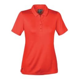 Stormtech Women's Aurora Polo in HOT RED