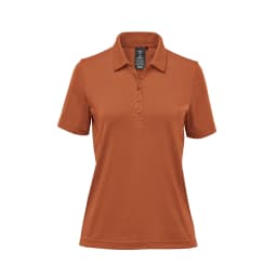 Stormtech Women's Settebello S/S Polo in RUST