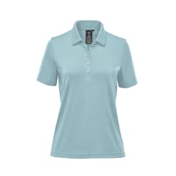 Stormtech Women's Settebello S/S Polo in ICE BLUE