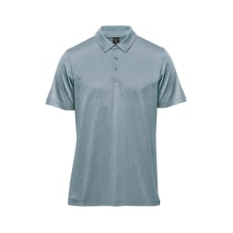 Stormtech Men's Volante H2X-DRY S/S Polo in RETRO BLUE HEATHER