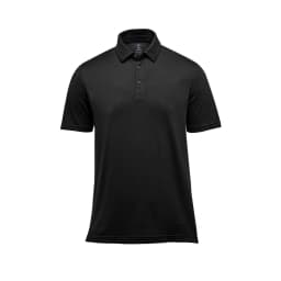 Stormtech Men's Sonora H2X-DRY S/S Polo in BLACK