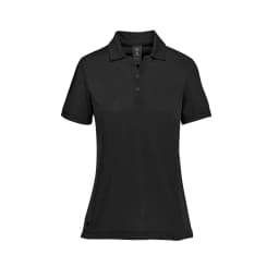 Stormtech Women's Sonora H2X-DRY S/S Polo in BLACK