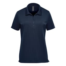 Stormtech Women's Treeline Performance Short Sleeve Polo in NAVY