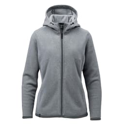 Stormtech Women's Medusa Fleece Hoody in ZINC STRIPE