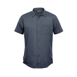 Stormtech Men's Azores Quick Dry Shirt in DARK DENIM HEATHER