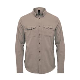 Stormtech Men's Azores Quick Dry L/S Shirt in TAUPE