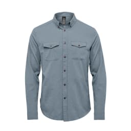 Stormtech Men's Azores Quick Dry L/S Shirt in RETRO BLUE