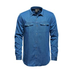 Stormtech Men's Blueridge Denim Shirt in LIGHT DENIM