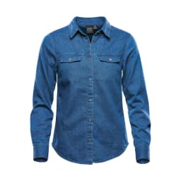 Stormtech Women's Blueridge Denim Shirt in LIGHT DENIM