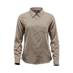 Stormtech Women's Cambridge Long Sleeve Shirt in STONE