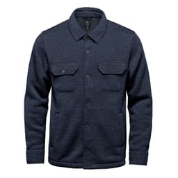 Stormtech Avalante Fleece Shacket in NAVY HEATHER
