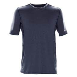 Stormtech Men's Lotus H2X-DRY Short Sleeve Tee in NAVY MELANGE