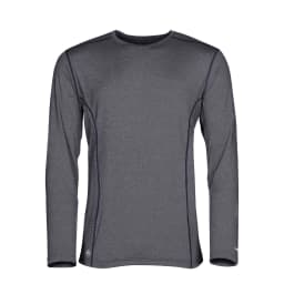 Stormtech Men's Lotus H2X-DRY Long Sleeve Tee in NAVY MELANGE