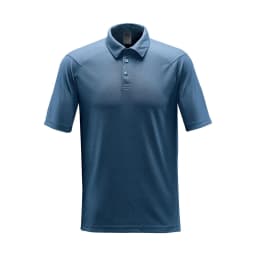 Stormtech Men's Mistral Heathered Polo in OCEAN