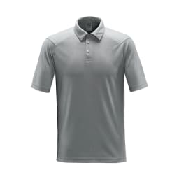 Stormtech Men's Mistral Heathered Polo in TITANIUM