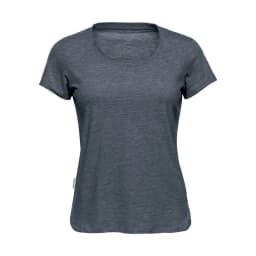 Stormtech Women's Torcello Crew Neck Tee in DENIM HEATHER
