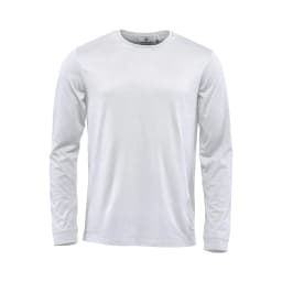 Stormtech Men's Torcello Long Sleeve Tee in WHITE
