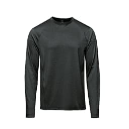 Stormtech Men's Volante H2X-DRY L/S Tee in CHARCOAL HEATHER