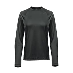 Stormtech Women's Volante H2X-DRY L/S Tee in CHARCOAL HEATHER