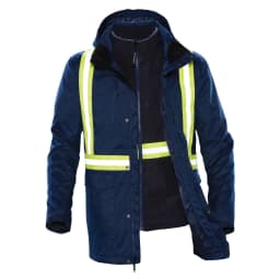 Stormtech Men's Vortex HD 3-in-1 Reflective Parka in NAVY