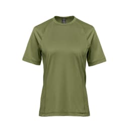Stormtech Women's Volante H2X-DRY S/S Tee in SAGE GREEN HEATHER
