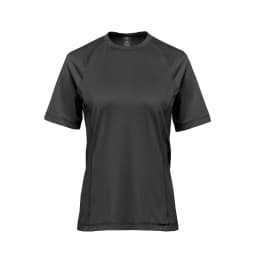 Stormtech Women's Volante H2X-DRY S/S Tee in CHARCOAL HEATHER