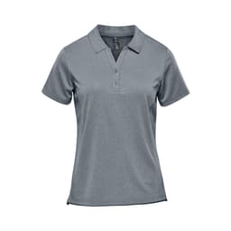 Stormtech Women's Dockyard Performance Short Sleeve Polo in DOLPHIN HEATHER