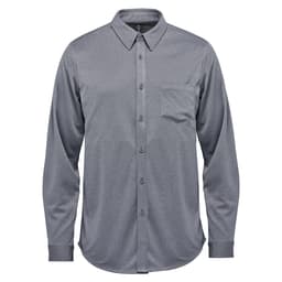 Stormtech Men's Montauk Long Sleeve Shirt in DOLPHIN HEATHER