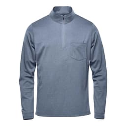 Stormtech Men's Dockyard 1/4 Zip Pullover in NAVY HEATHER