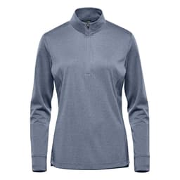 Stormtech Women's Dockyard 1/4 Zip Pullover in NAVY HEATHER