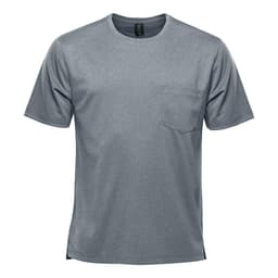 Stormtech Men's Dockyard Performance Short Sleeve Tee in DOLPHIN HEATHER