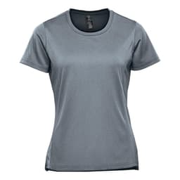 Stormtech Women's Dockyard Performance Short Sleeve Tee in DOLPHIN HEATHER