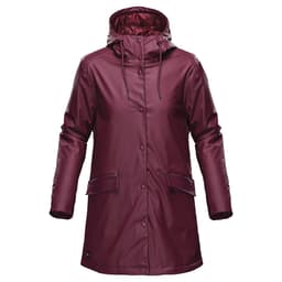 Stormtech Women's Waterfall Insulated Rain Jacket in BURGUNDY