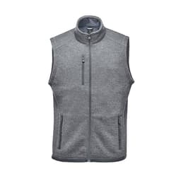 Stormtech Men's Avalante Full Zip Fleece Vest in GRANITE HEATHER
