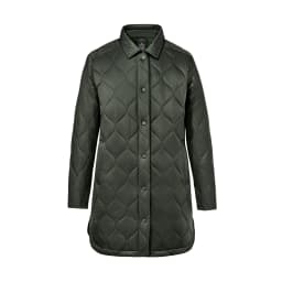 Stormtech Women's Tundra Quilted Shacket in CYPRESS