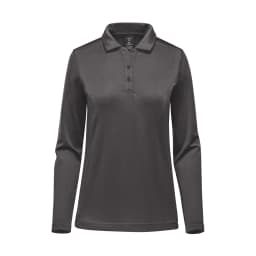 Stormtech Women's Monterey L/S Polo in GRANITE