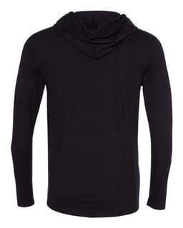 Unisex Softstyle® Lightweight Hooded Long Sleeve T-Shirt view 2