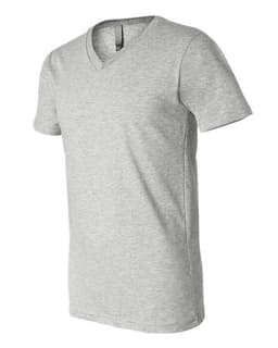 Unisex Heather CVC V-Neck Tee view 3