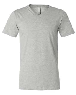 Unisex Heather CVC V-Neck Tee view 1