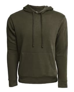 Unisex Laguna Sueded Hoodie Sweatshirt in Military Green