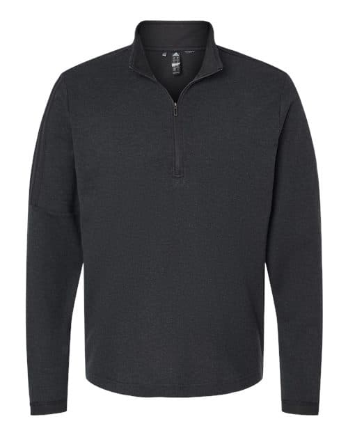 Adidas Men's 3-Stripes Quarter-Zip Sweater Pullover