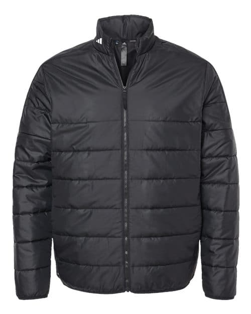 Adidas Men's 3-Stripes Puffer Full-Zip Jacket