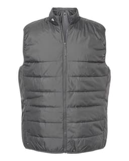 Men's Puffer Full-Zip Vest in Grey Five