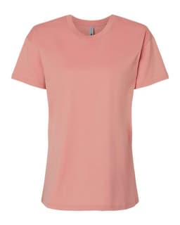 Women's Cotton Relaxed T-Shirt in Desert Pink